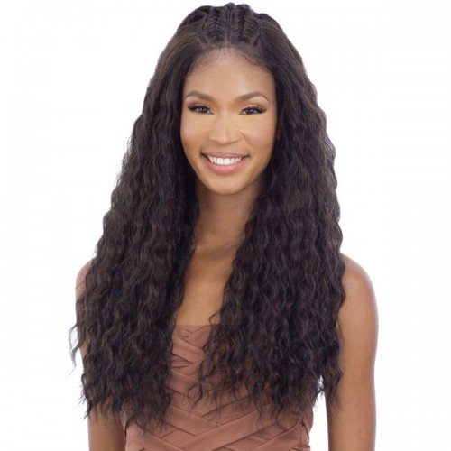 Mayde Beauty Synthetic Pre Braided Lace Front Wig - IRIS